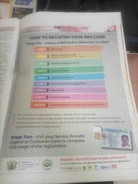 how to register sim card and link to