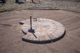 How To Lay A Circular Patio Hardscape