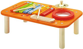 al instrument wooden table toy