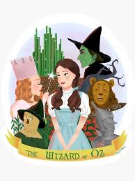 The Wizard Of Oz Sticker By Artmonic