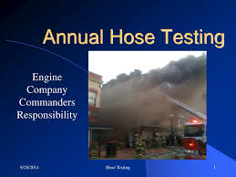 ppt annual hose testing powerpoint
