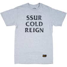 Ssur Cold Reign Mens Regular Fit T Shirt Heather Grey S L Streetwear Fashion Tee