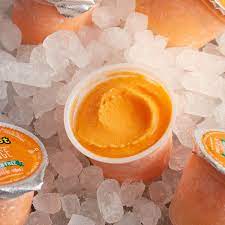 luigi s orange sherbet ice cup 4 oz