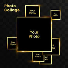 collage photo frame png transpa