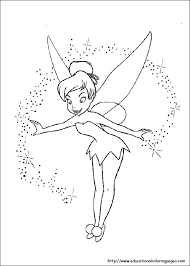 tinkerbell coloring pages for kids
