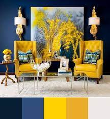 yellow interior design colour scheme