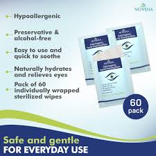 daily hygienic eyelid lash wipes