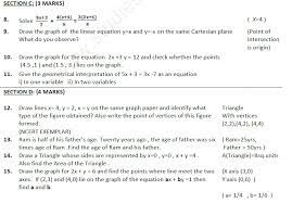 Cbse Class 9 Mathematics Linear