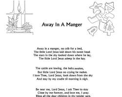 Away in a Manger Christmas carol song