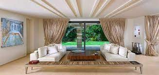 low ceiling luxury living room