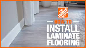 how to install laminate flooring the