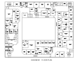 Hospital Basement Floor Plan Drawing