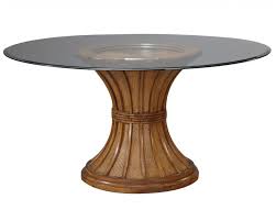 wood pedestal table base dining table