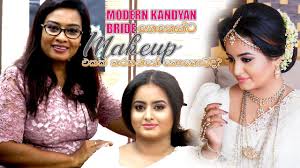 modern kandyan bride ක න ක ට make up