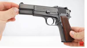 rare late ww2 browning hi power pistol