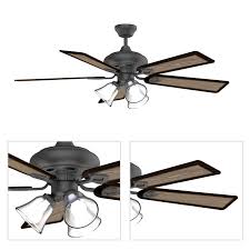 Modern Vintage Wooden Ceiling Fan With