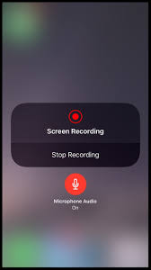 screen recording on apple ios 11