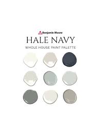 Hale Navy Paint Palette Benjamin Moore