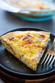easy bacon and cheese quiche dash of