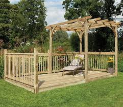 Forest 16 X 8 Ft Patio Deck Kit With