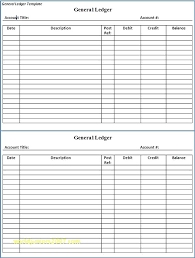 General Ledger Template 7 Free Accounting Printable Blank Checkbook