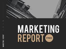 Free Powerpoint Template Marketing Report By Hislide Io On