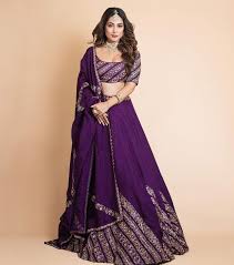 hina khan s purple lehenga worth rs 96
