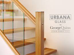 Using glass to provide the. Glass Balustrades Rake Glass Panels George Quinn Stair Parts
