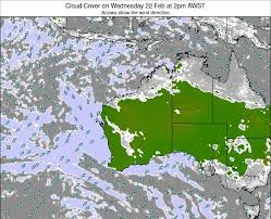 western australia cloud cover on friday