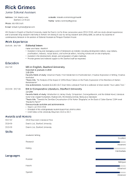 Entry Level Resume Template Guide 20 Examples