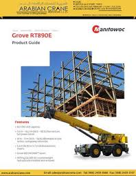 Grove Rt890e Product Guide By Felix Abad Issuu