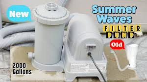 summer waves filter pump review install