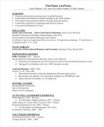 Best Business Resume 30 Free Word Pdf Document Download Free