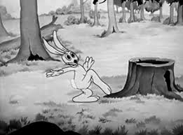 Image result for 1940: Bugs Bunny made his first official appearance in the cartoon short A Wild Hare.