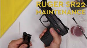 ruger sr22 cleaning and partial