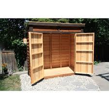 Cedar Garden Shed With Double Doors