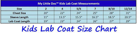 Details About Kids Lab Coat Real Childrens Scientist Doctor Lab Coats