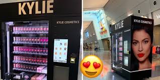 kylie jenner cosmetics sold in vending