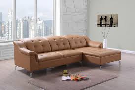isaac half leather l shape sofa univonna