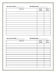 Accelerated Reader Chart Ar Goals Tracker By Education
