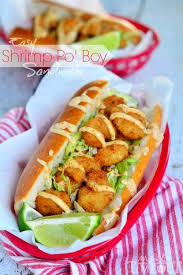 easy shrimp po boy sandwich mom on