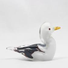 Handmade Art Glass Sea Gull Figurine