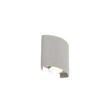 Design Outdoor Wall Lamp Silver Incl