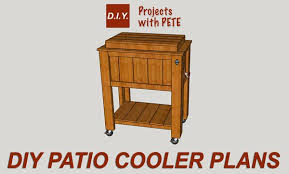 Diy Patio Cooler Ice Chest Plans