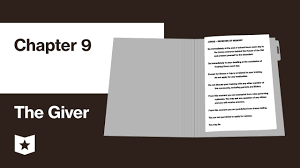 Free summary and analysis of chapter 1 in lois lowry's the giver that won't. The Giver Chapter 9 Summary Course Hero