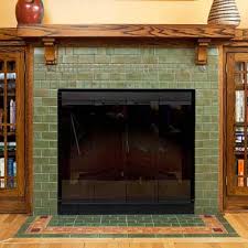 fireplace architectural tile handmade