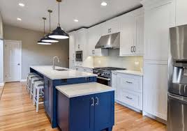 You can build a kitchen island most simply with two kitchen base cabinets and a blank of butcher block material. 70 Spectacular Custom Kitchen Island Ideas Home Remodeling Contractors Sebring Design Build