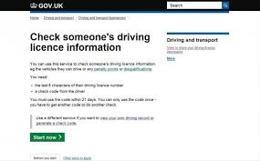 ps driving licence information
