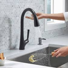 kitchen faucet with soap dispenser