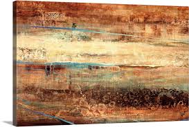 Subterranean Blues Large Floating Frame Canvas Wall Art Great Big Canvas